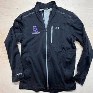 Northwestern Wildcats Wrestling Under Armour Storm Jacket Lg FullZip Performance